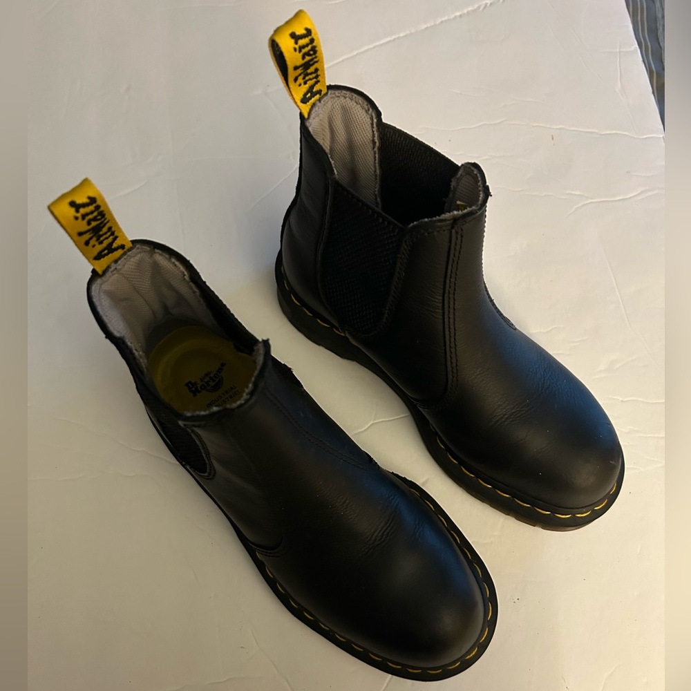 Dr. Marten black ankle boots, size 6